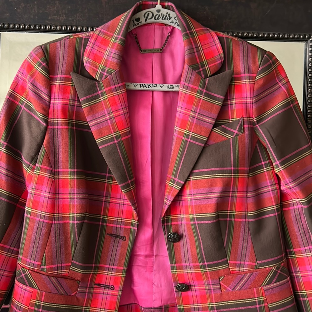 Trina Turk short waisted blazer.